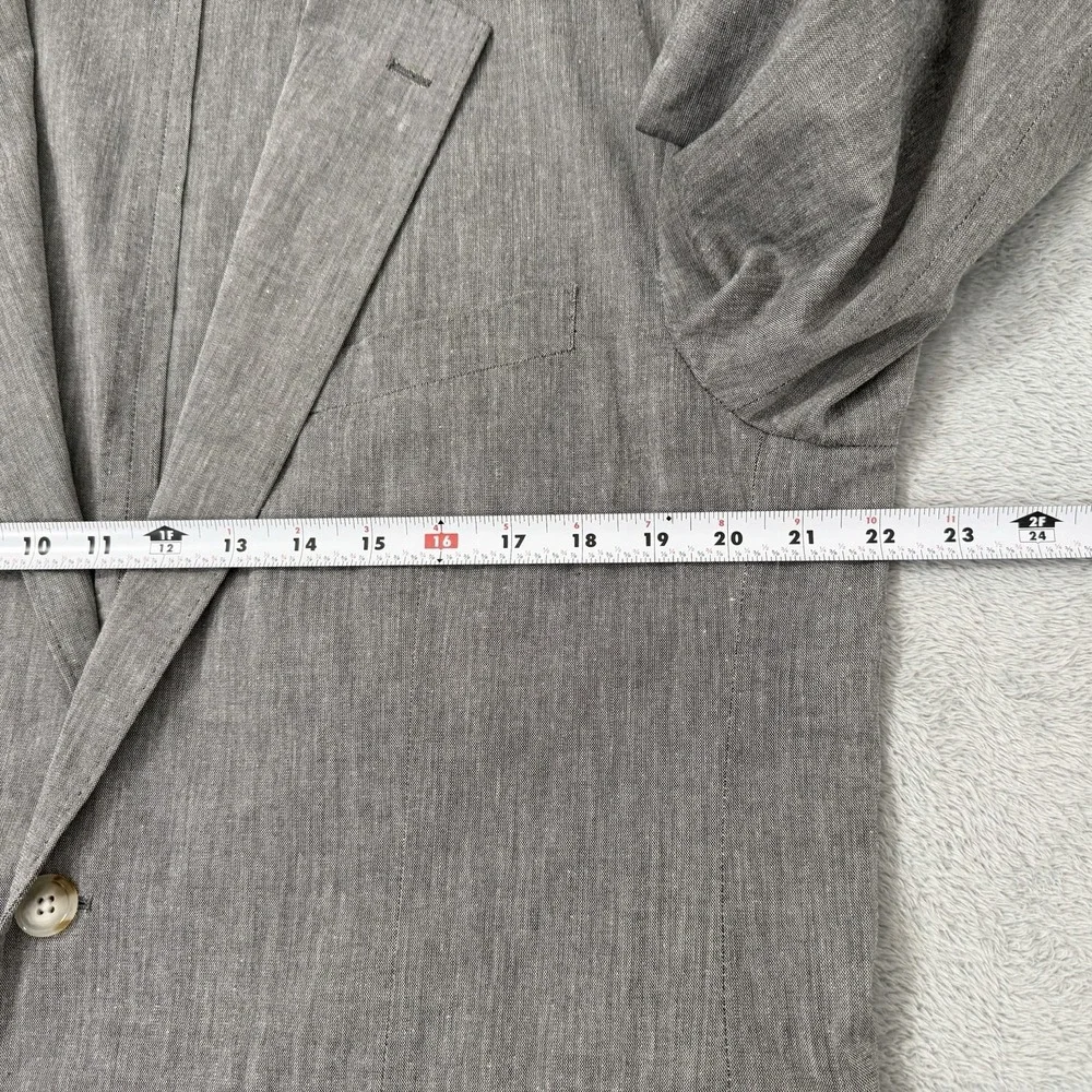 J.Crew Ludlow Blazer Men 42S Gray Somelos Unstructured Cotton Stretch Sport Coat
